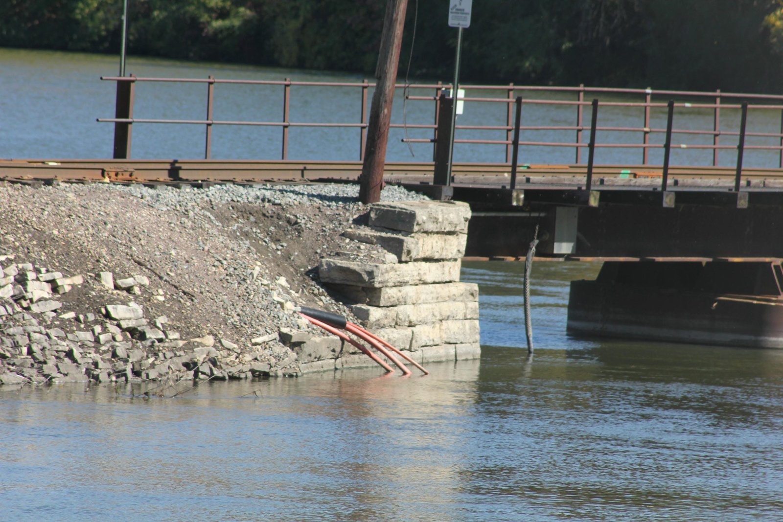 West abutment
